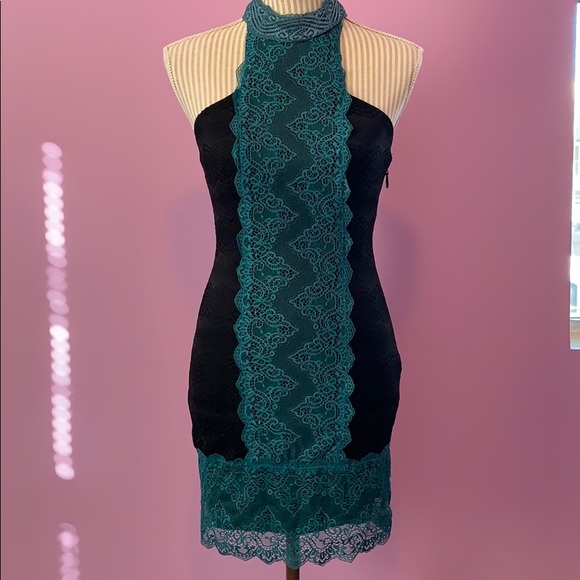 NWT FREE PEOPLE Natasha Lace Bodycon Dress - Picture 2 of 7